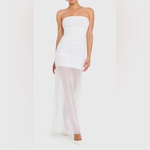 Amanda Uprichard x REVOLVE Leo Dress in Ivory